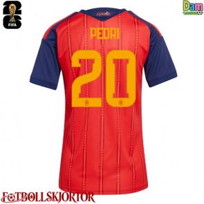Spanien Pedri Gonzalez #20 Hemmatröja Dam VM 2026 Kortärmad